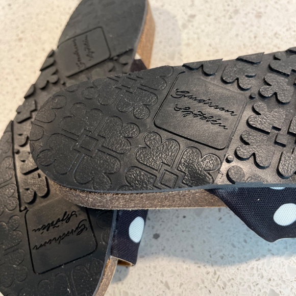 Slide Sandals Gudrun Sjoden Boho Polka Dot Size 38 Like New - Picture 10 of 11
